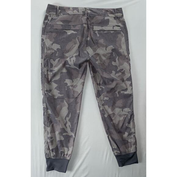 Prana Women's Lightweight Sky Canyon Jogger Hiking Pants. Gray Camo, Women's 10. - Picture 4 of 5